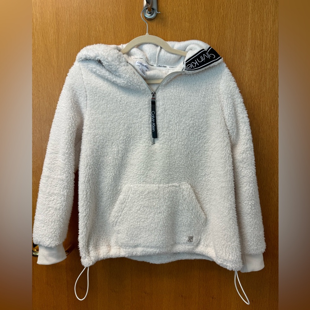 Calvin Klein Sherpa Pullover Sweater - Size Small